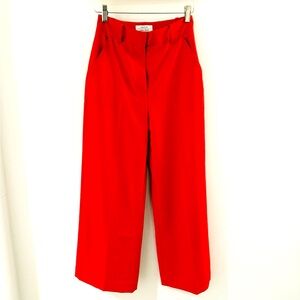 & other stories Poppy Red Wide Leg Pants - Size 0